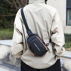 Mochila Antirrobo Premium con Puerto USB 🔒⚡ | Bolso Cruzado Impermeable con Múltiples Compartimentos, Diseño Ergonómico y Carga para Celular 📱