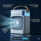 💨CoolAir™ Enfriador de Aire Portátil con Agua y Hielo - Alivio inmediato contra el calor ❄️